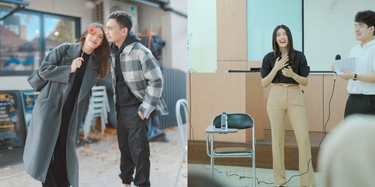 8 Photos of Anissa Aziza, Raditya Dika's Wife, as Guest Lecturer at the University of Indonesia