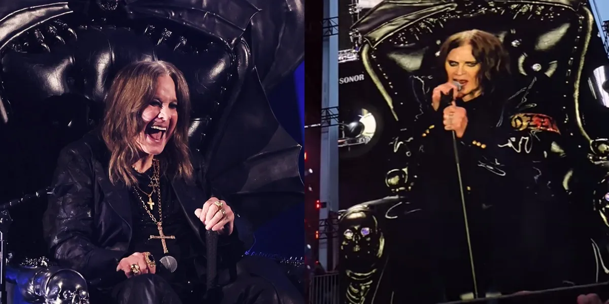 8 Last Appearance Photos of Ozzy Osbourne at the Concert, Performing While Seated