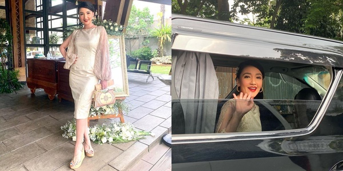 8 Portraits of Tsania Marwa's Appearance at Indah Indriana's Beautiful Wedding, Beautiful and Enchanting