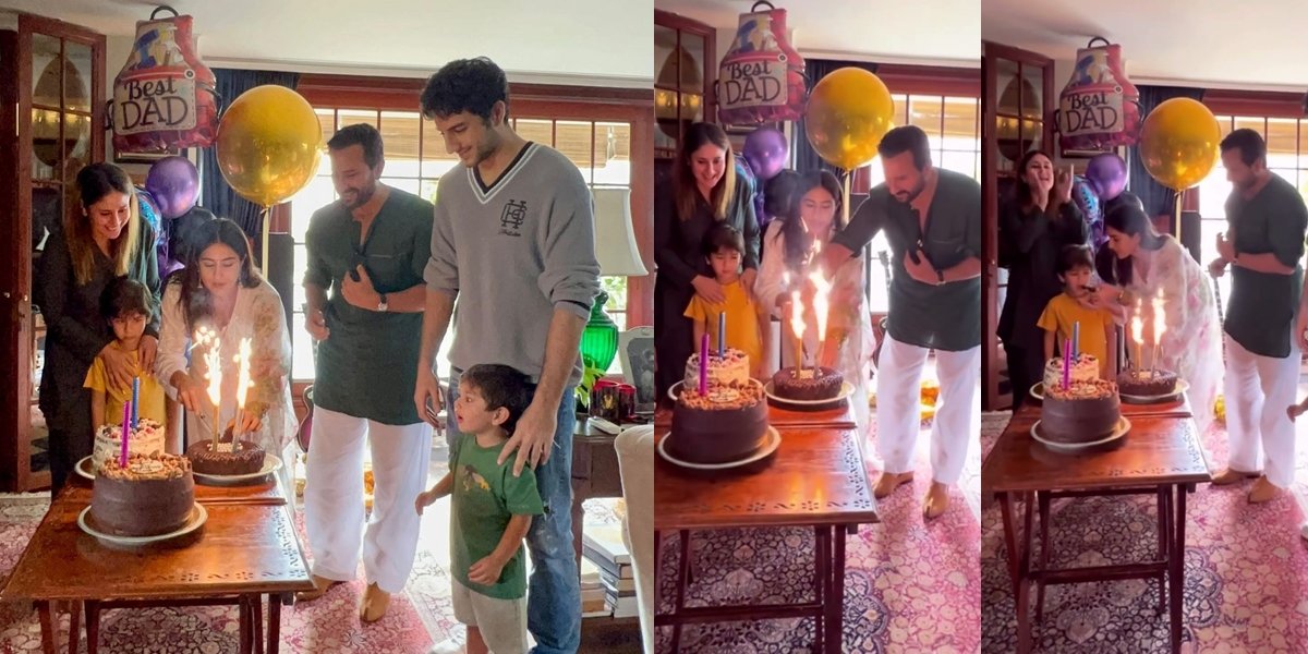 8 Portraits of Saif Ali Khan's 53rd Birthday Celebration, Simple at Home - Happy with Family