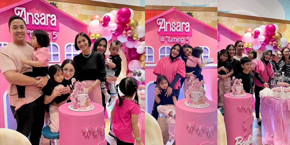 8 Portraits of Ansara Anak Caca Tengker's 5th Birthday Celebration, All About Barbie - Festive Party with Family