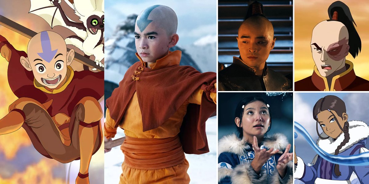 8 Comparison Portraits of 'AVATAR: THE LAST AIRBENDER' Characters vs Live Action, So Similar to the Original!