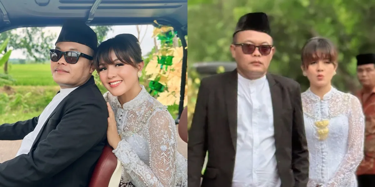 8 Portraits of Sule's 'Marriage' with a Beautiful Woman in a White Kebaya, Her Figure Sparks Curiosity