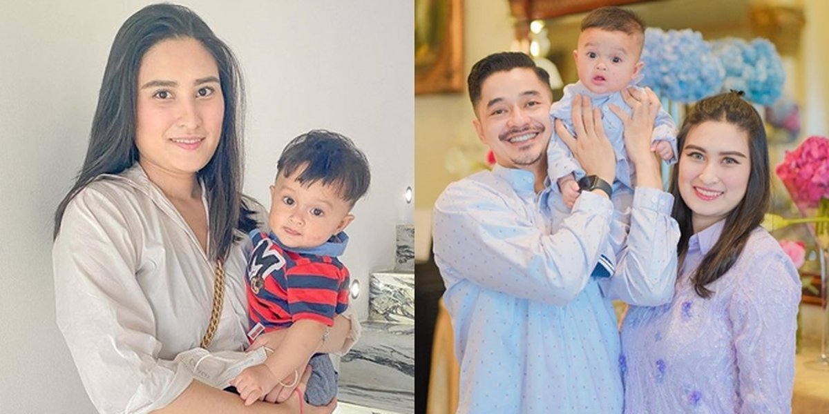 8 Portraits of the Hot Mom Angbeen Rishi When Taking Care of Her Baby, Adly Fairuz's Wife is Glowing!