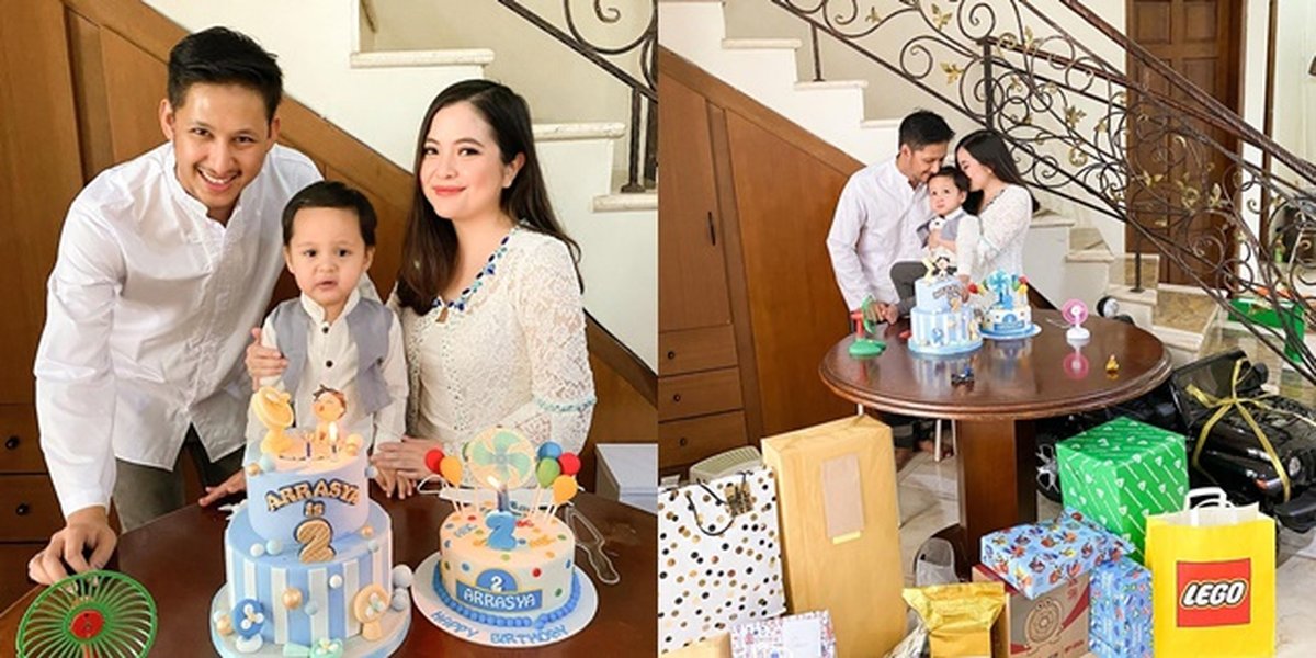 8 Potraits of Arrasya's 2nd Birthday Party, Tasya Kamila's Child, Once Again Asking for a Fan as a Gift