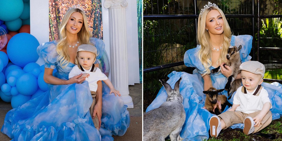 8 Photos of Paris Hilton's Under The Sea Themed Children's Birthday Party, Princess-like Style Stands Out