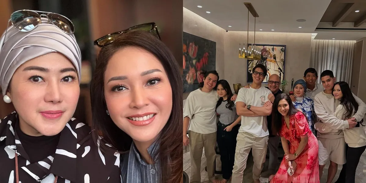 8 Portraits of Pinky Evianty, Maia Estianty's Sister, Who Rarely Gets the Spotlight, Always Sharing Moments with Family