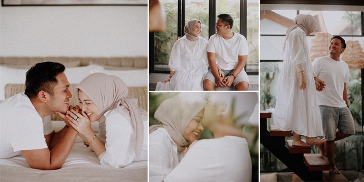8 Potret Post Wedding Photoshoot Kesha Ratuliu and Adhi Permana, the Romance of Newlyweds