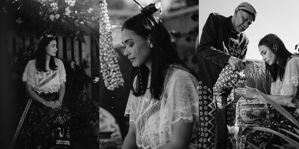 8 Portraits of Adinia Wirasti's Siraman Process Revealed, Beauty & Happiness Aura Shines - Javanese Traditional Wedding Series