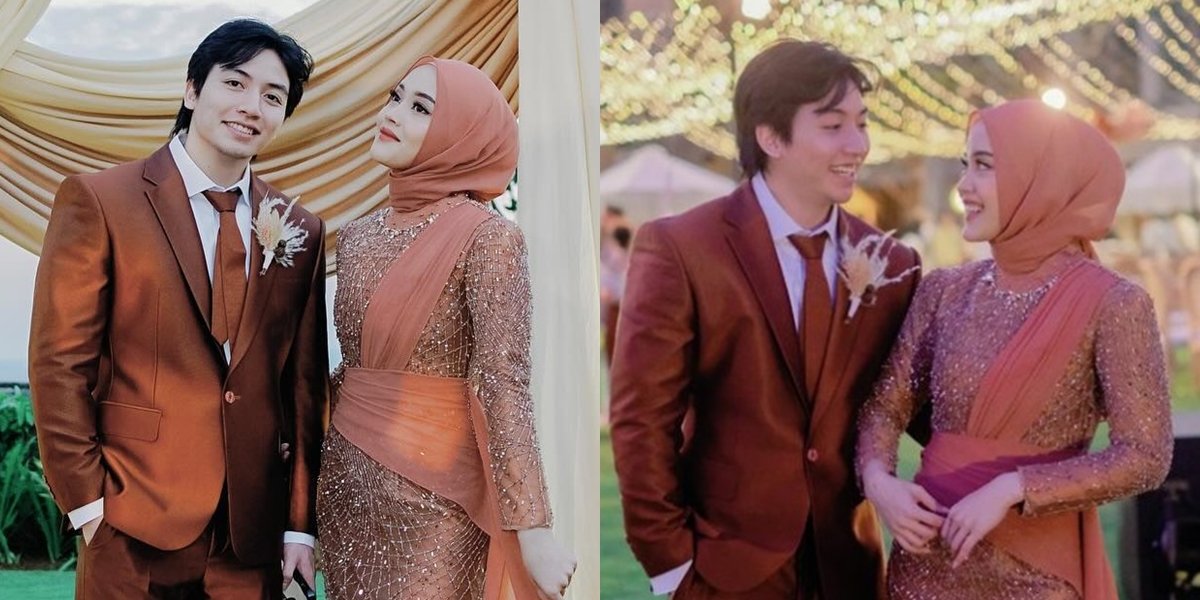 8 Portraits of Putri Delina and Jeffry Reksa at Rizky Febian - Mahalini's Reception in Bali, Equally Affectionate as the Bride and Groom