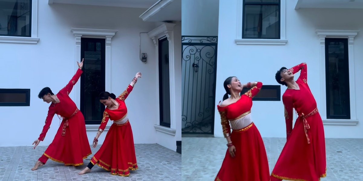 8 Potret Putri Isnari Dancing Indian, Collaboration with Jhody Seltha