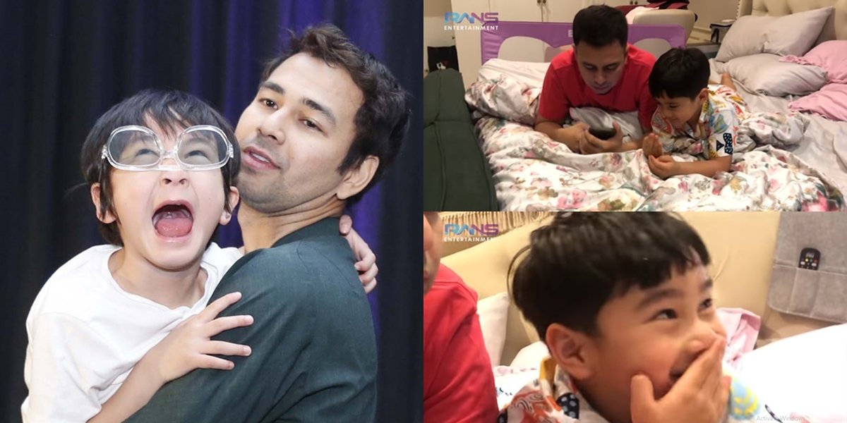 9 Photos of Rafathar Teasing His Father, Mimicking His Every Move and Words Until Raffi Ahmad Gets Annoyed