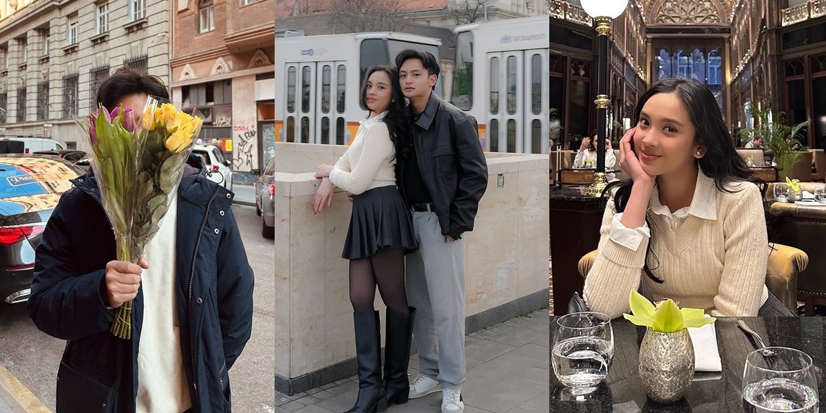 8 Portraits of Randy Martin Taking Lyodra on a Valentine's Date Around Budapest, His Sweet Attitude Makes Netizens Flip