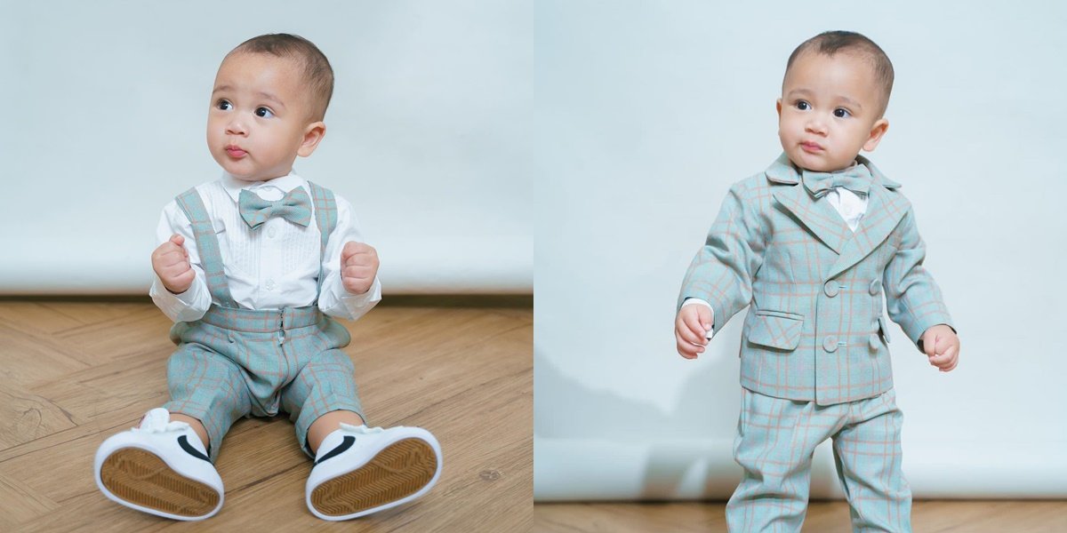 8 Portraits of Rayyanza Wearing a Suit and Butterfly Bowtie, His Style is Like a Little Boss - Netizens are More Amazed