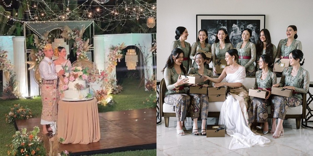 8 Photos of Laura Theux and Indra Brotolaras' Wedding Reception in Bali, Beautiful Celebrities as Bridesmaids