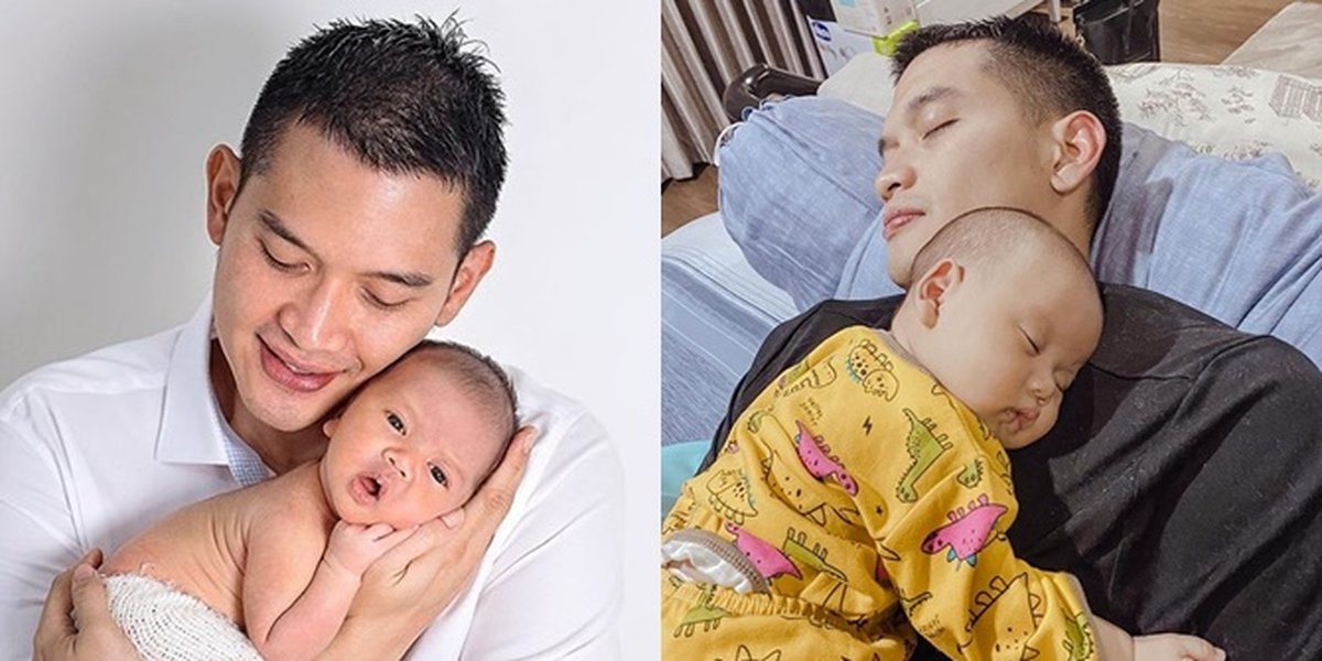 8 Portraits of Rezky Aditya, the New Handsome Dad, So Cute When Spending Time with Baby Athar!
