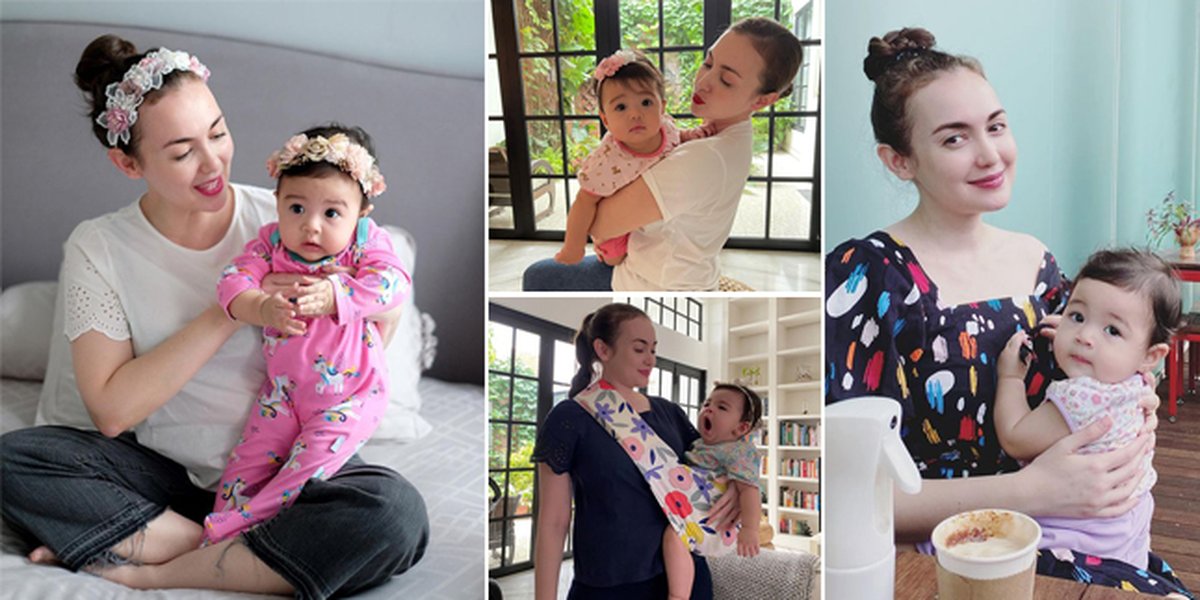 8 Portraits of Rianti Cartwright While Taking Care of Her Child, Netizens are Captivated by the Beauty of the Mother and Daughter!