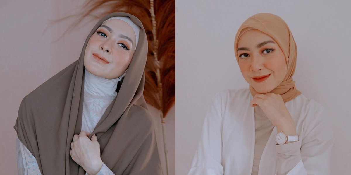 8 Portraits of Richa Novisha, Gary Iskak's Faithful Wife who Always Accompanies Her Husband - Becoming More Beautiful and Graceful with Hijab 