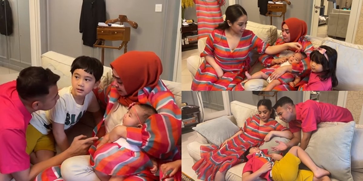 8 Photos of Rieta Amilia, Nagita Slavina's Mother, Giving THR to Rafathar, Envelope Filled with Dollars Becomes the Highlight!