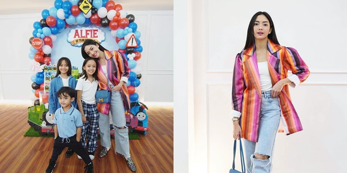 8 Pictures of Ririn Dwi Ariyanti Celebrating Her Youngest Child's Birthday, Holding a Festive Party - Not Attended by Aldi Bragi