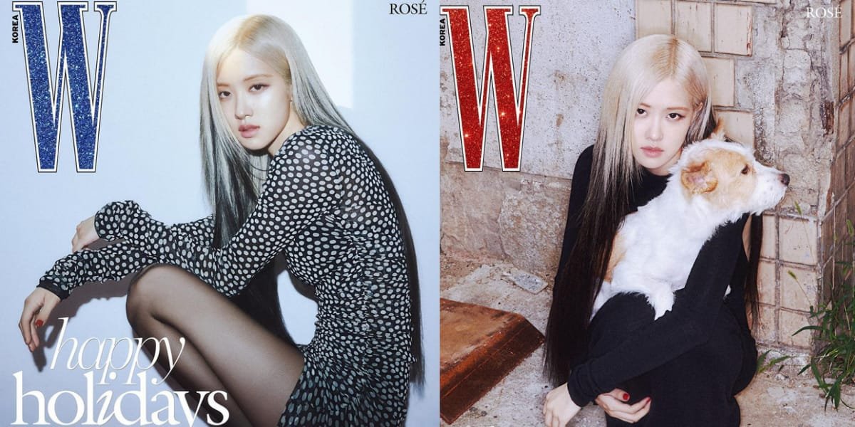 8 Portraits of Rose BLACKPINK with New Hair in W Korea Magazine Photoshoot