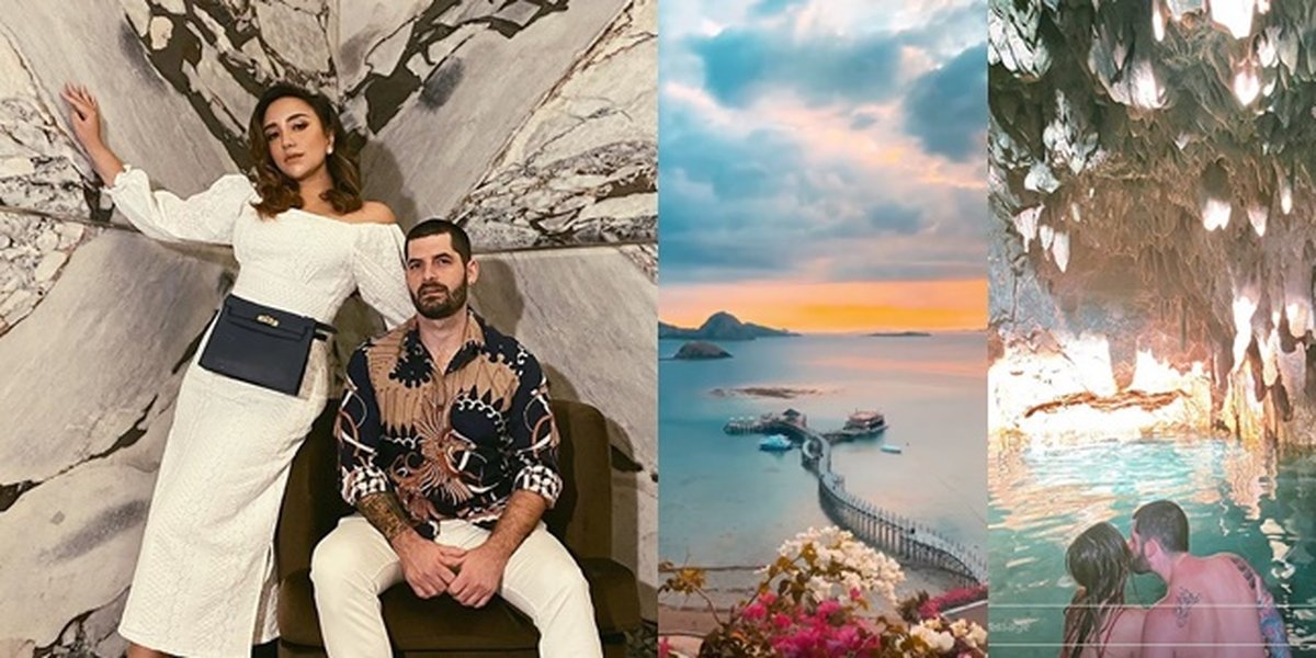 8 Photos of Salmafina Sunan Vacationing with her Foreign Boyfriend in Labuan Bajo, Staying at a Luxury Hotel - Showing PDA in a Cave