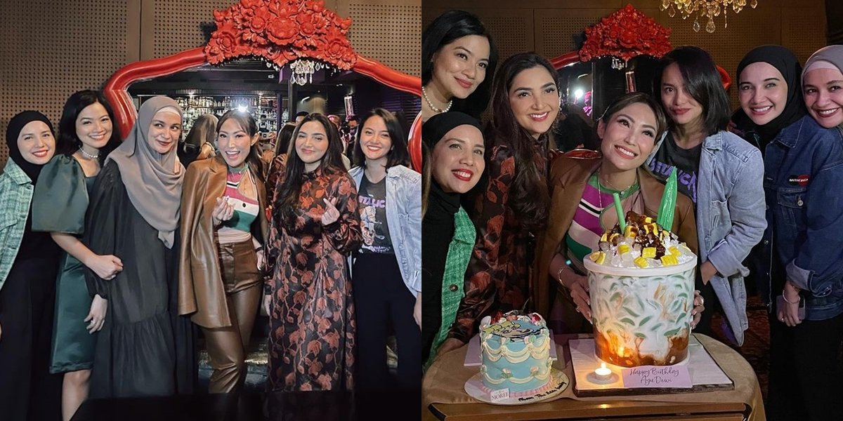 8 Photos of Celebrities Who Attended Ayu Dewi's Birthday, Nia Ramadhani Looks Beautiful Showing Off Her Slim Waist - Someone Brought an 'Ugly Cake'