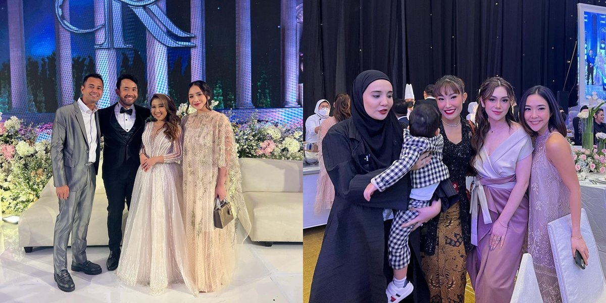 8 Celebrity Photos Attending Kiky Saputri's Wedding Reception, Including Lucinta Luna who Excitedly Became a Bridesmaid - Nagita Slavina Popular Inviting Guests for Photos