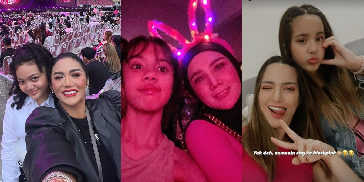 8 Celebrity Photos Watching BLACKPINK Concert with Their Daughters, from Nia Ramadhani to Mulan Jameela
