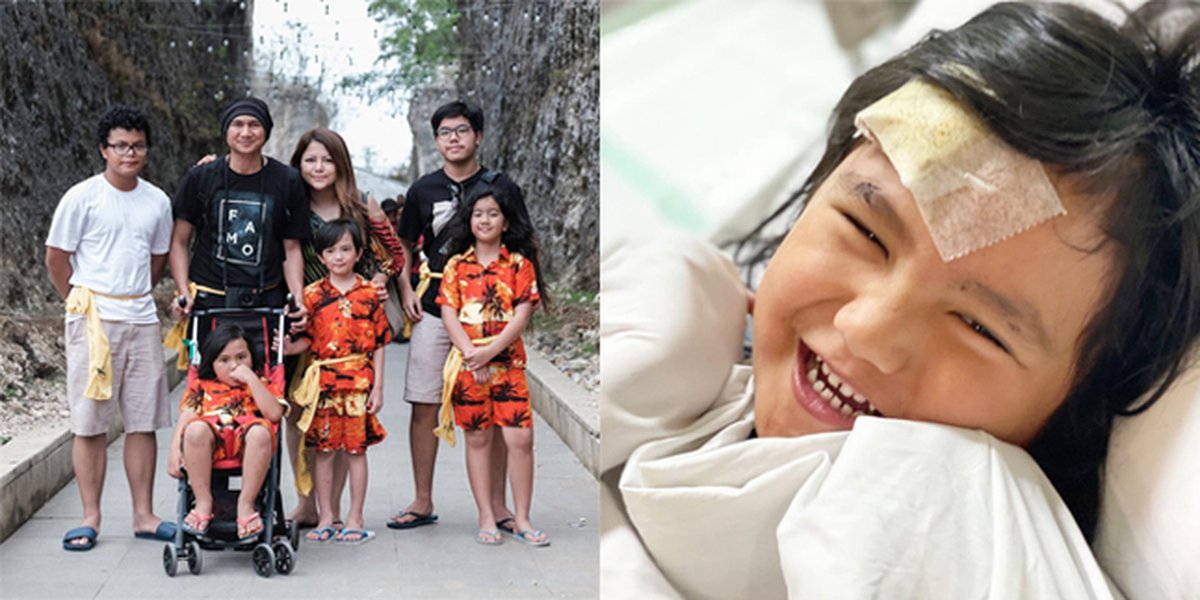 8 Portraits of Sigra Umar Narada's Smile, Anji's Youngest Son Who Just Had Surgery Due to a Torn Eyebrow