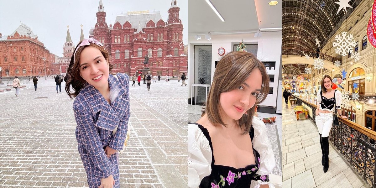 8 Photos of Shandy Aulia's Vacation in Moscow, Haircut - Slimmer and Fresh
