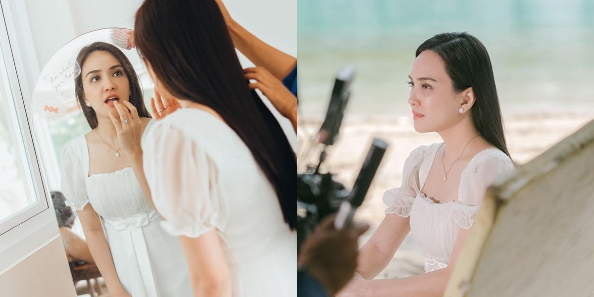 8 Photos of Shandy Aulia When Filming the Soap Opera 'CINTA 2 PILIHAN', Beautiful and Elegant Wearing a White Dress - Netizens Remember Inayah