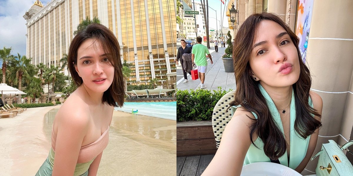 8 Pictures of Shandy Aulia Looking Beautiful Wearing a Mini Dress During Vacation to Macau, Called the Indonesian Version of Song Hye Kyo