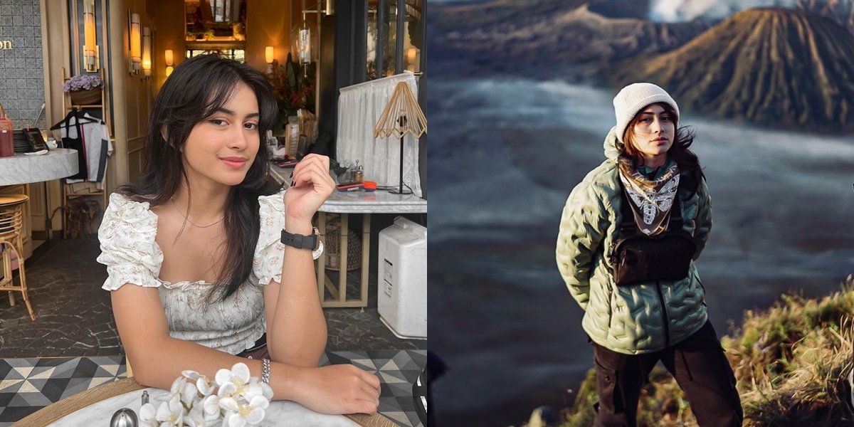 8 Photos of Sintya Marisca Climbing Mountains, Still Beautiful Even at the Peak of Rinjani