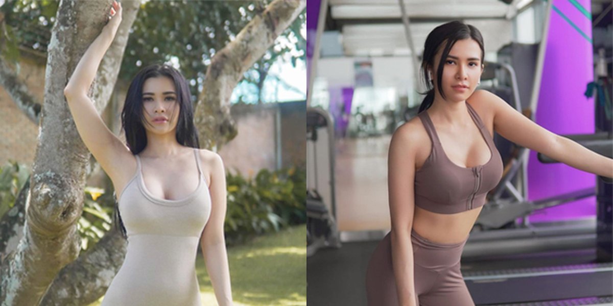 8 Pictures of Sporty Maria Vania Co-Hosting Tukul Arwana on 'One Man Show', Showing off Body Goals