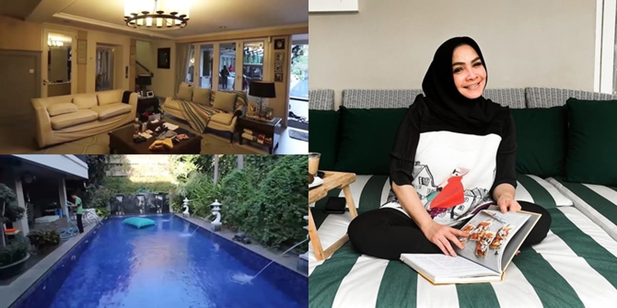 8 Pictures of Rieta Amilia's Luxurious House, Complete with a Bali Villa-style Swimming Pool and a Big Ice Cream Fridge