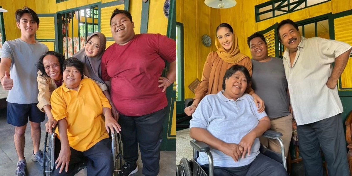 8 Photos of Suti Karno who is now back to shooting after amputation, still spirited even though only having one leg