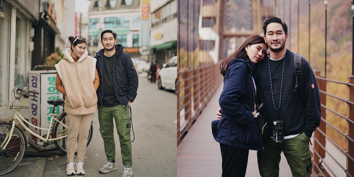 8 Photos of Syahnaz Sadiqah and Jeje Govinda Vacationing in South Korea, Showing Honeymoon-like Affection