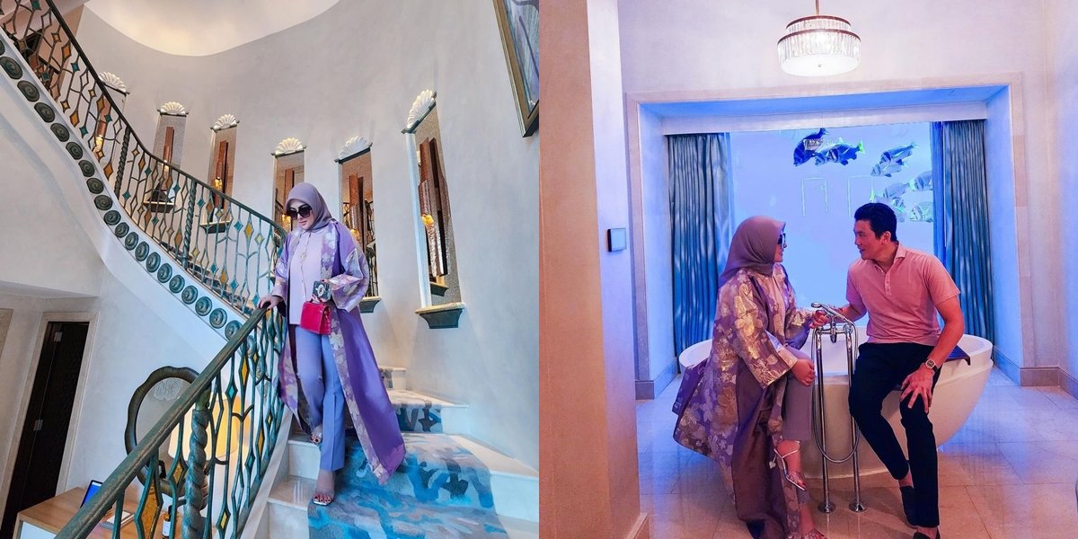 8 Photos of Syahrini Vacationing in the Most Luxurious Hotel in the World, with an Underwater Room - Can Swim while Enjoying the View of Swimming Fish