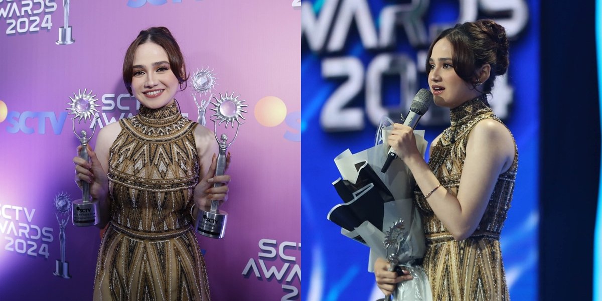 8 Photos of Syifa Hadju Winning Most Social Media Artist at SCTV Awards 2024: Expressing Gratitude and New Hope