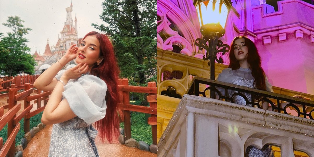 8 Photos of Tasya Farasya That Resemble a Princess During Her Vacation to Disneyland, Even Asked for Photos with Visitors