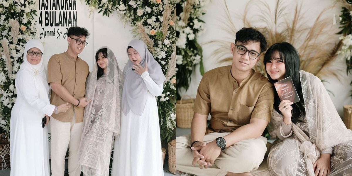 8 Photos of Adinda Azani's 4-Month Pregnancy Celebration for Her First Child, Her Husband's Belly Also Grows - Attended by Closest People