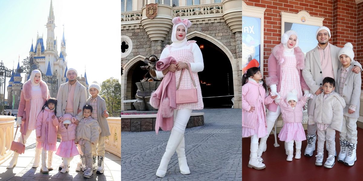 8 Photos of Tasyi Athasyia's Family Vacation in Japan, Realizing Childhood Dreams at Disneyland - OOTD Becomes the Spotlight