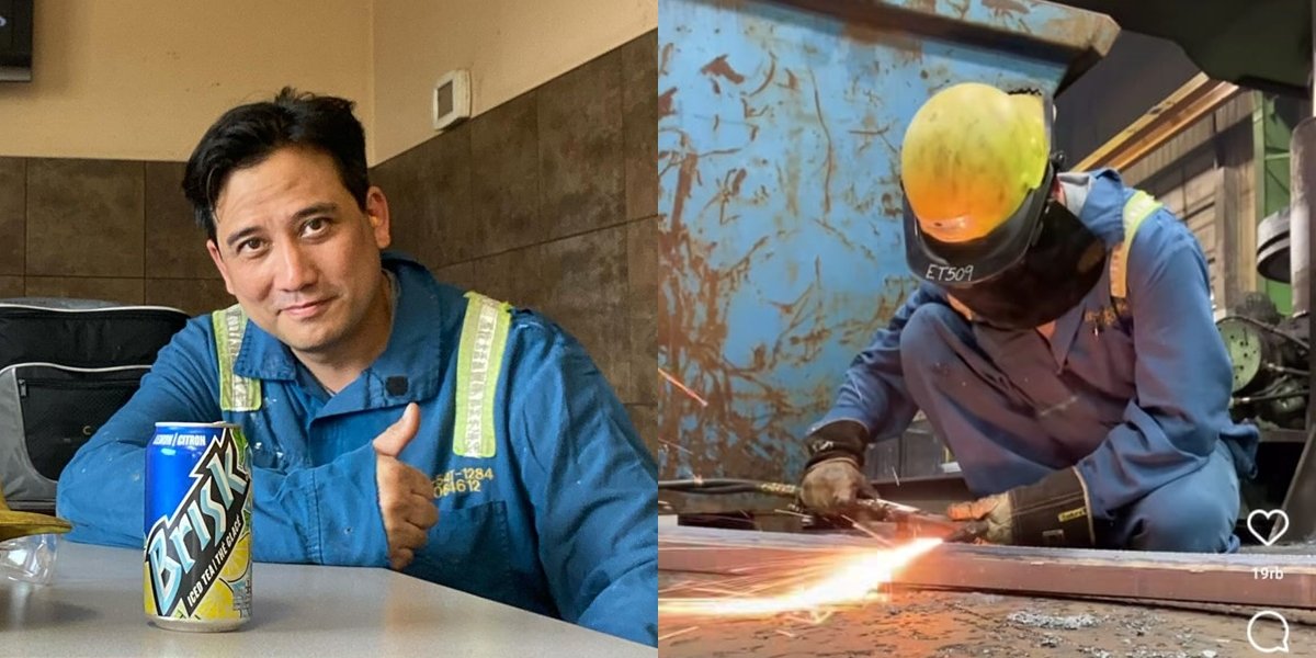 8 Portraits of Tengku Firmansyah While Working as a Blacksmith in Canada, Making Giant Pipes for Oil - His Mother Remains Proud 