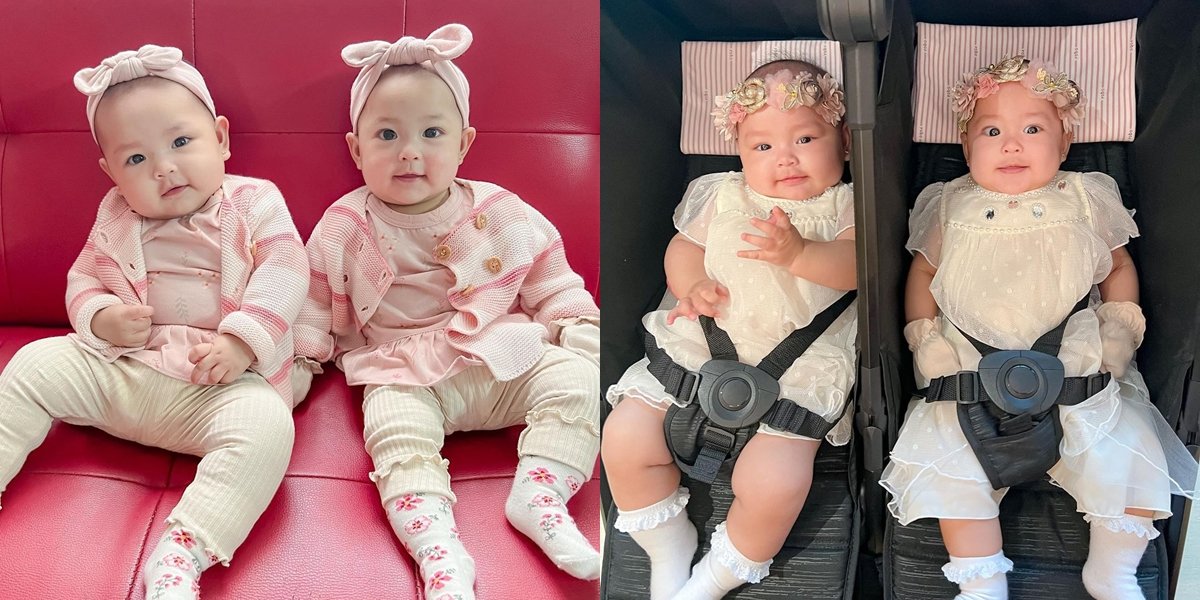 8 Latest Photos of Alma and Alsha, Anisa Rahma's Twin Children who are Getting Cuter, Learning to Sit Adorably Like Living Dolls