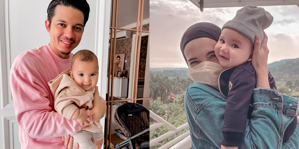 8 Latest Portraits of Baby Ukkasya, Zaskia Sungkar and Irwansyah's Child, His Handsome Smile Melts Hearts and His Chubby Cheeks are So Adorable