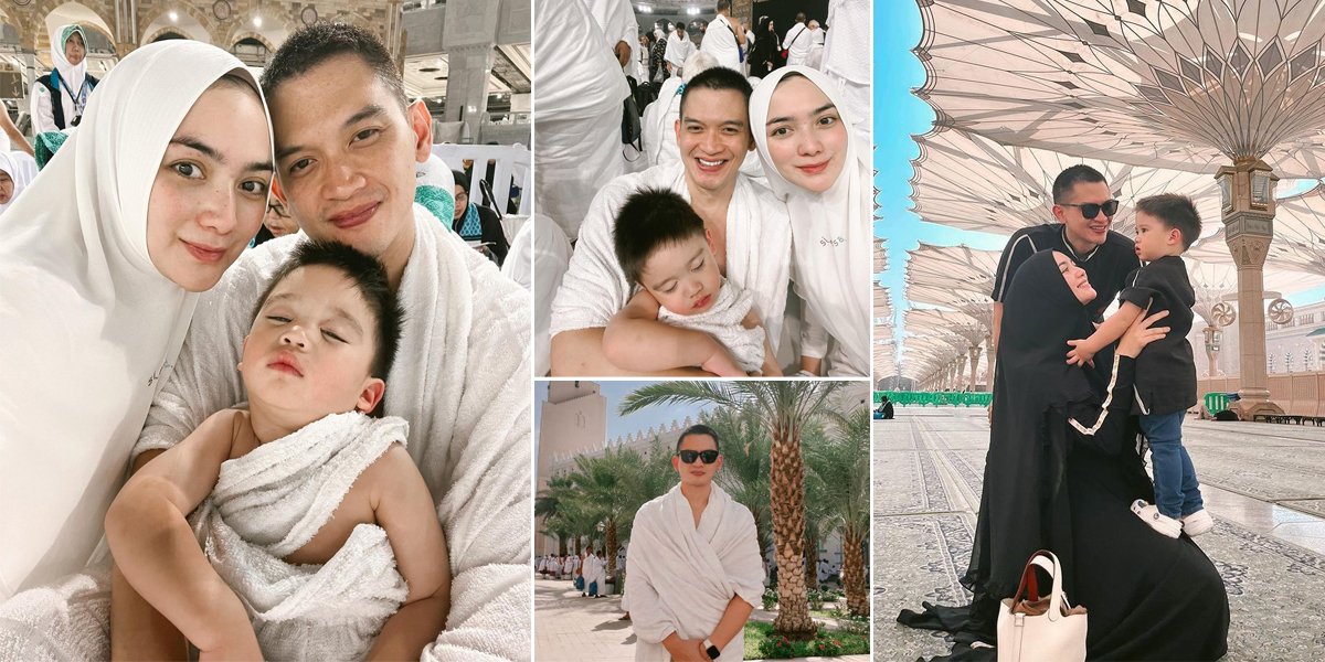 8 Latest Photos of Citra Kirana and Rezky Aditya who are Currently Performing Umrah Together with Baby Athar, Such a Family Goals!
