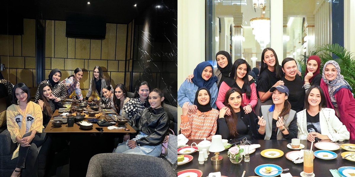 8 Latest Photos of Geng Cendol During Gathering at a Luxury Restaurant, Also Celebrating Ashanty's Birthday - Luna Maya's Expression When Winning Becomes the Spotlight