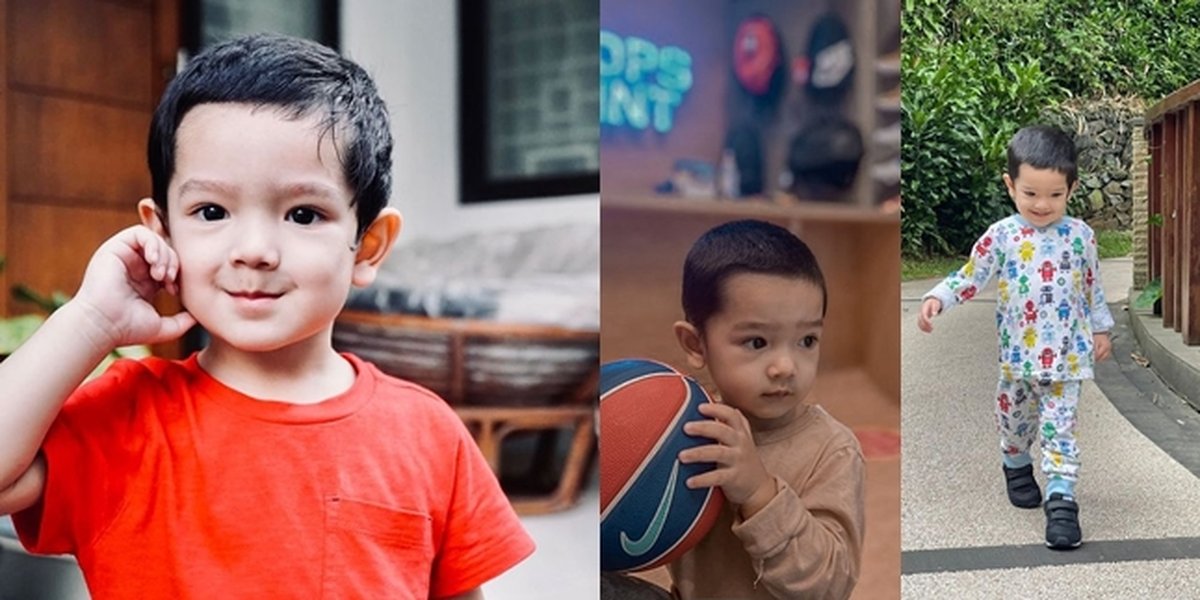 8 Latest Portraits of Ibrahim Jalal, Arya Saloka's Son, Getting Handsomer as He Grows Older