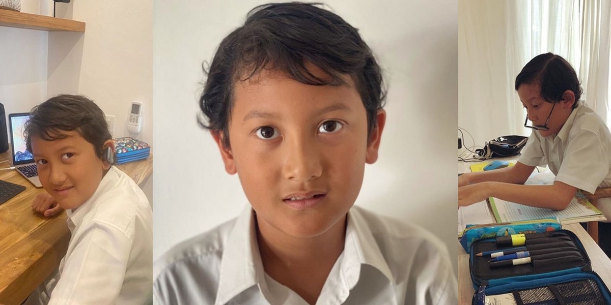 8 Latest Portraits of Kana Mahatma, Marcella Zalianty's Eldest Son, Who is Getting More Handsome, Online School - Already Fluent in English
